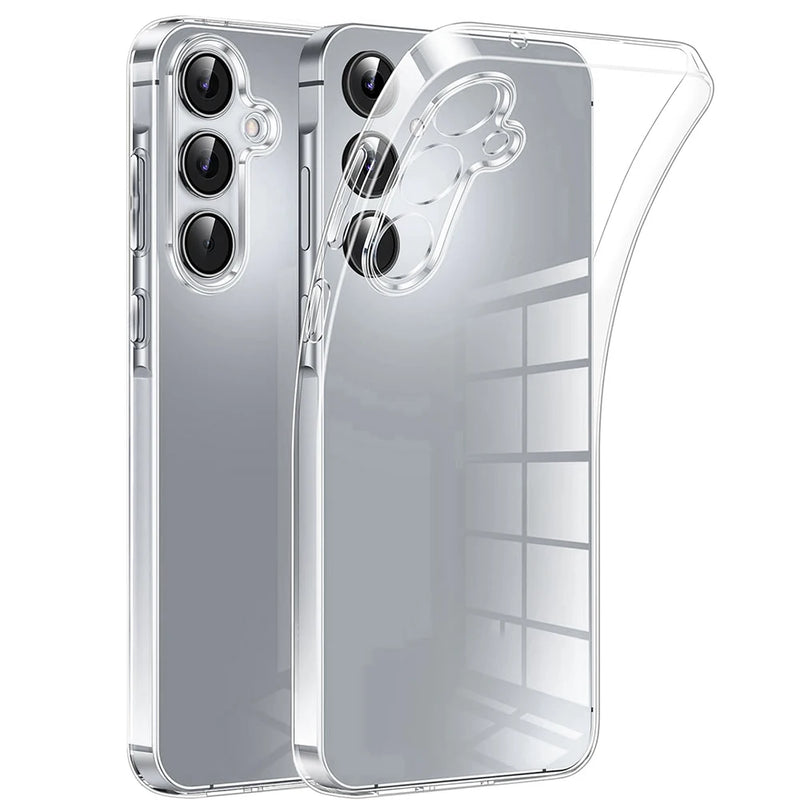 Capa de Silicone Ultra Fina para Samsung – Proteção Suave com Estilo Minimalista