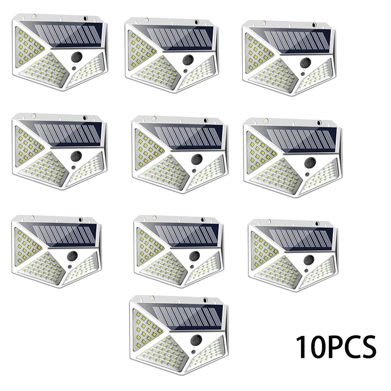 🔆 Iluminação solar potente para segurança e estilo ao ar livre!
