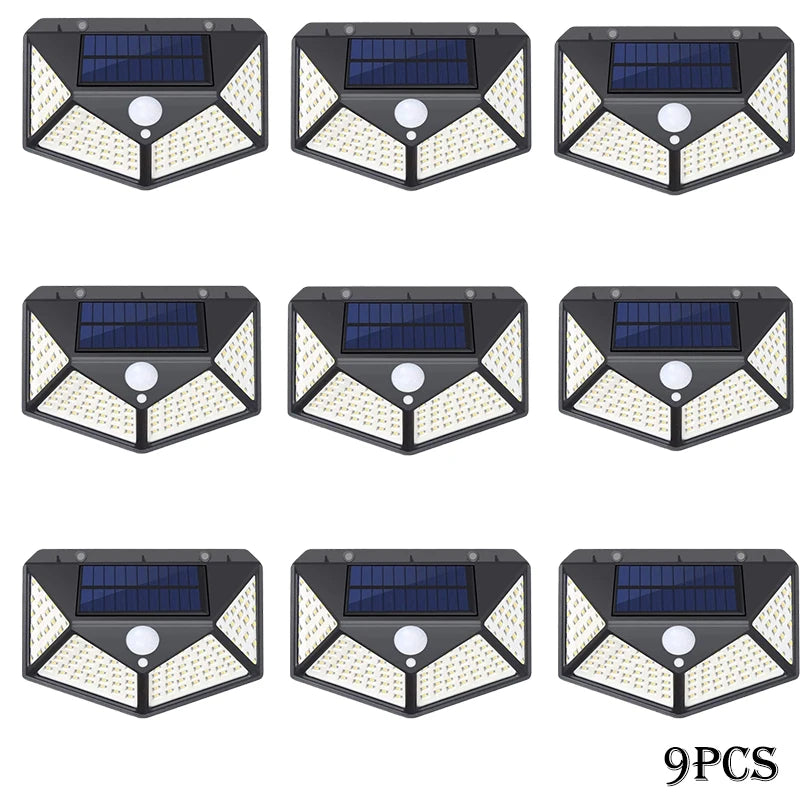 🔆 Iluminação solar potente para segurança e estilo ao ar livre!