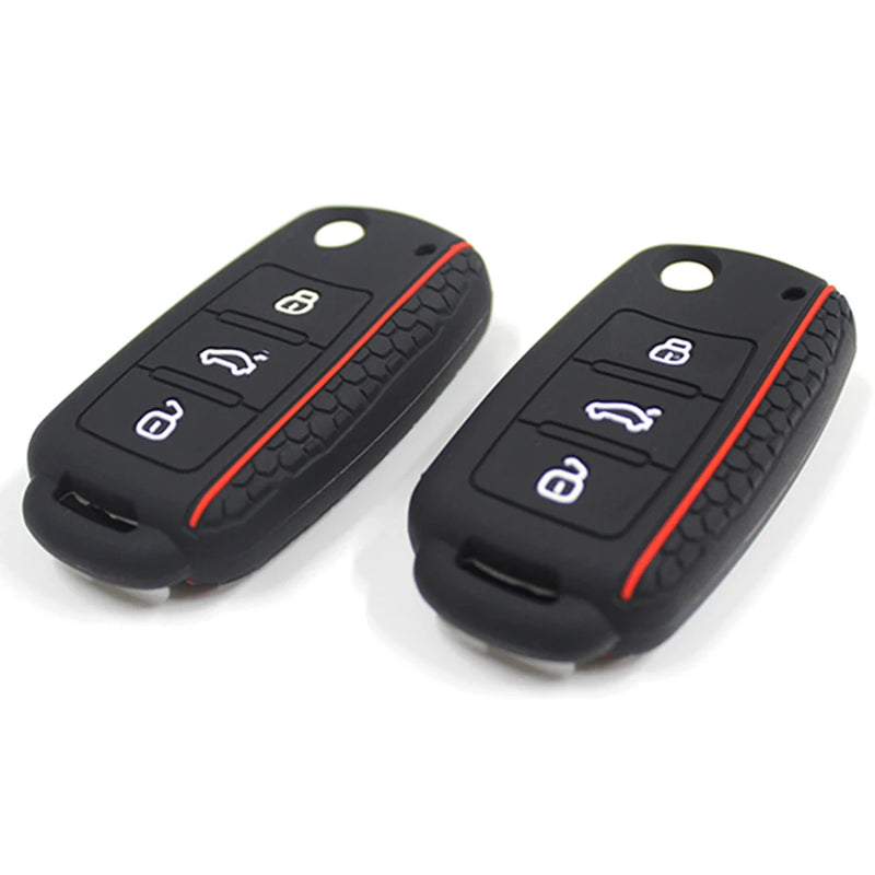Capa de Silicone para Chave de Carro Volkswagen e Outros Modelos! 🚗🔑