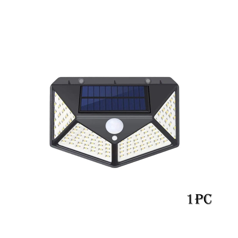 🔆 Iluminação solar potente para segurança e estilo ao ar livre!