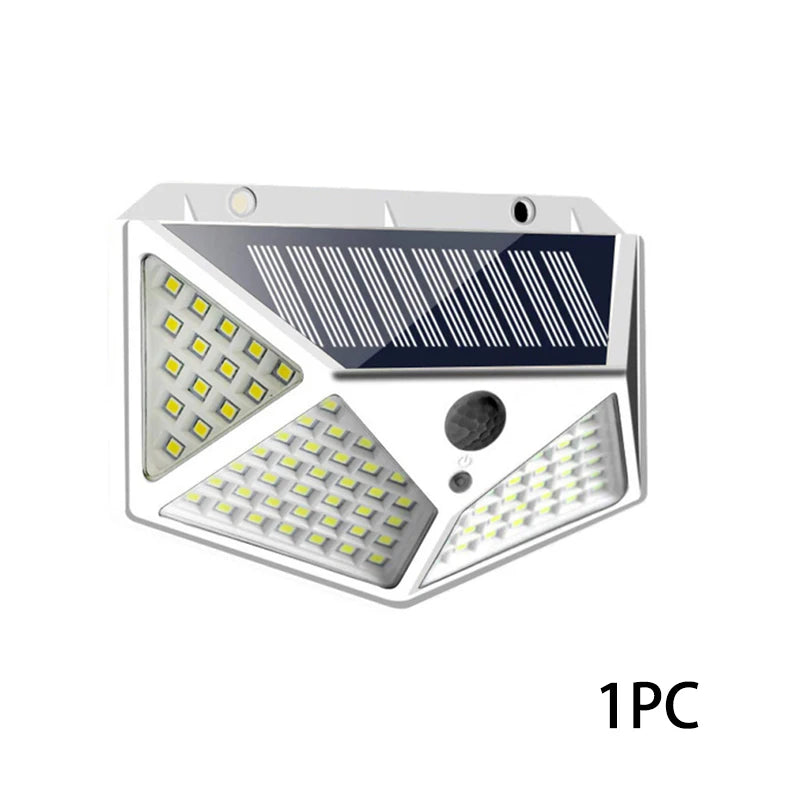 🔆 Iluminação solar potente para segurança e estilo ao ar livre!
